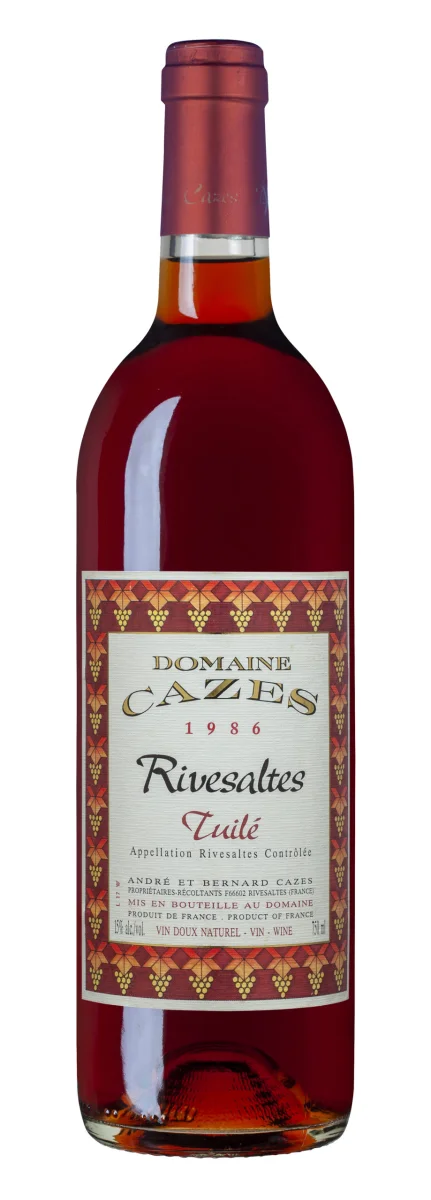 Domaine Cazes Rivesaltes Tuilé Vins Rouges Harmonieux Occasion