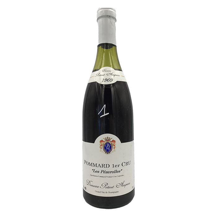Pommard 1Er Cru Les Pezerolles Rouge 1969 – Domaine Potinet Ampeau (Bourgogne) - Édition Limitée – L’Art de la Table Maison Française en Promotion !