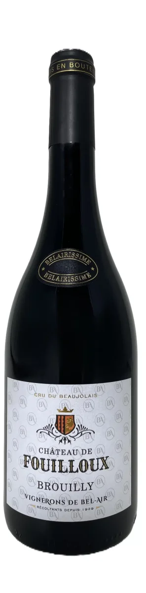 Brouilly Château Fouilloux Vins Rouges Harmonieux Occasion