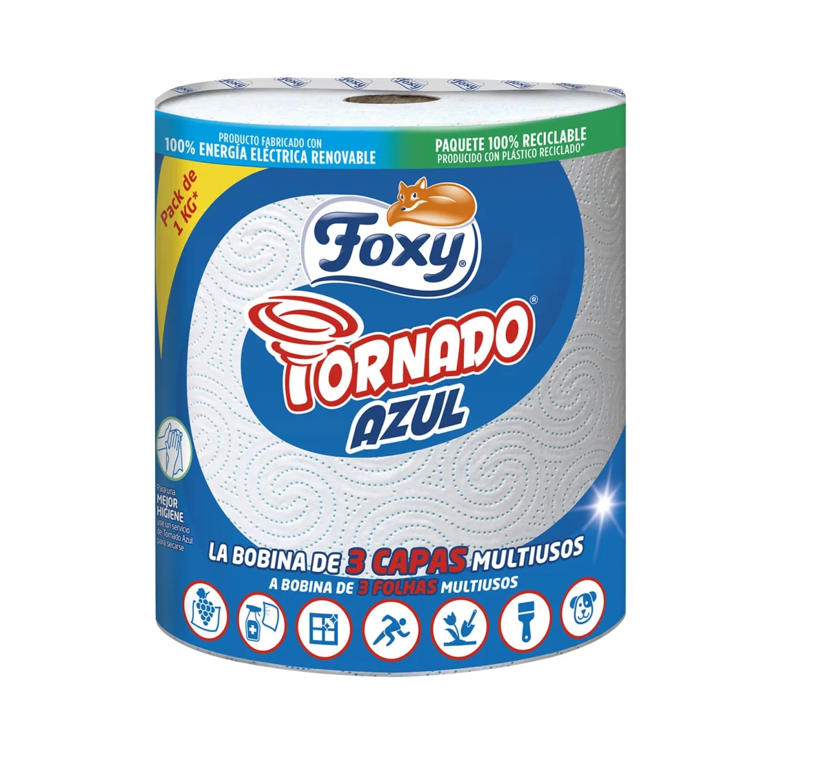 TORNADO AZUL PAPIER CUISINE PLIE Saldi Straordinari Offerte Speciali Disponibili Adesso