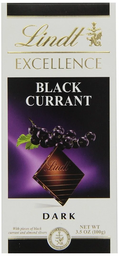 Chocolat Noir Excellence gelfinor au Cassis Lindt 100g - ​Boulangerie-Pâtisserie | Pain au Levain & Viennoiseries