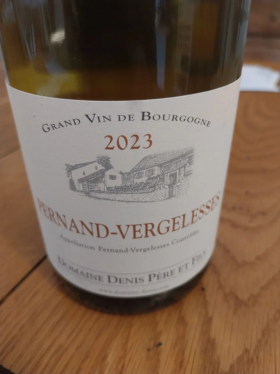 Domaine Denis Père et Fils Pernand Vergelesses blanc 2023 - Vins Rouges Harmonieux pour Chaque Occasion - côte rôtie domaine fils vin occasion