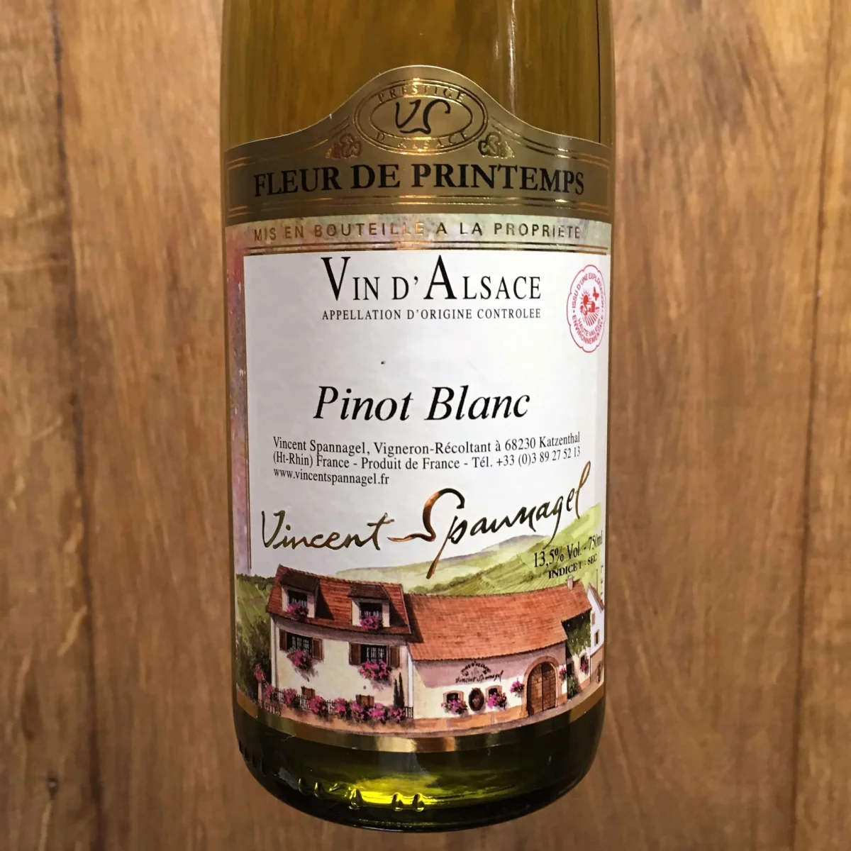 Pinot Blanc Fleur Printemps Vins Rouges Harmonieux Occasion