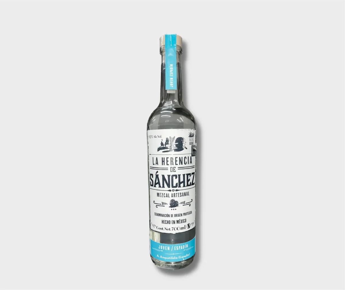 MEZCAL LA HERENCIA SANCHEZ JOVEN ESPADIN 700 ML - Vins Rouges Harmonieux pour Chaque Occasion Vin Andalousie Terra linda - 2024 - Avis, conseil, vieillissement et prix.