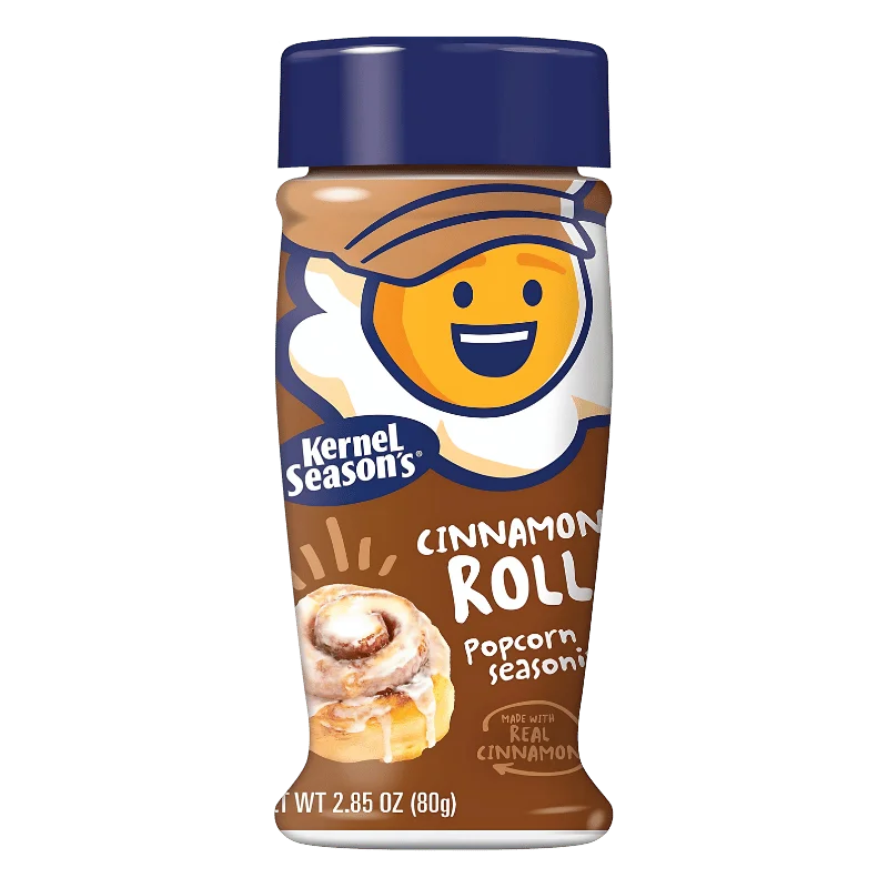 Kernel Season’s – Assaisonnement Popcorn Saveur Cinnamon Roll 80g - Édition Limitée – L’Art Idées de la Table Française en Promotion !