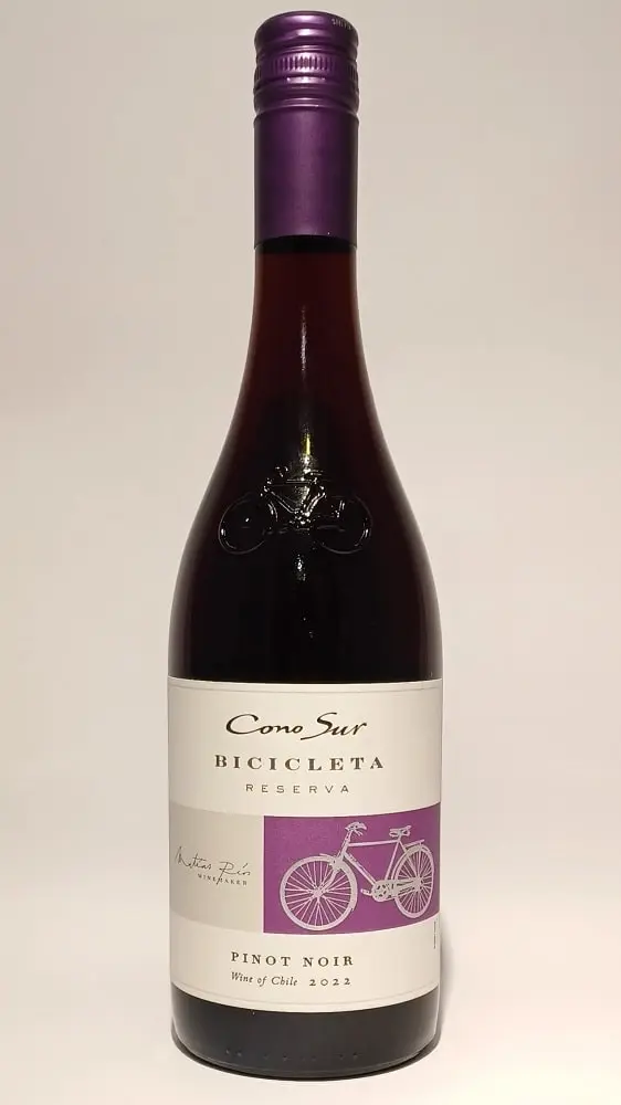 Chili rouge pinot noir Bicicleta reserva Cono sur 2022 - Vins Rouges Harmonieux pour Chaque Occasion - curius vin occasion