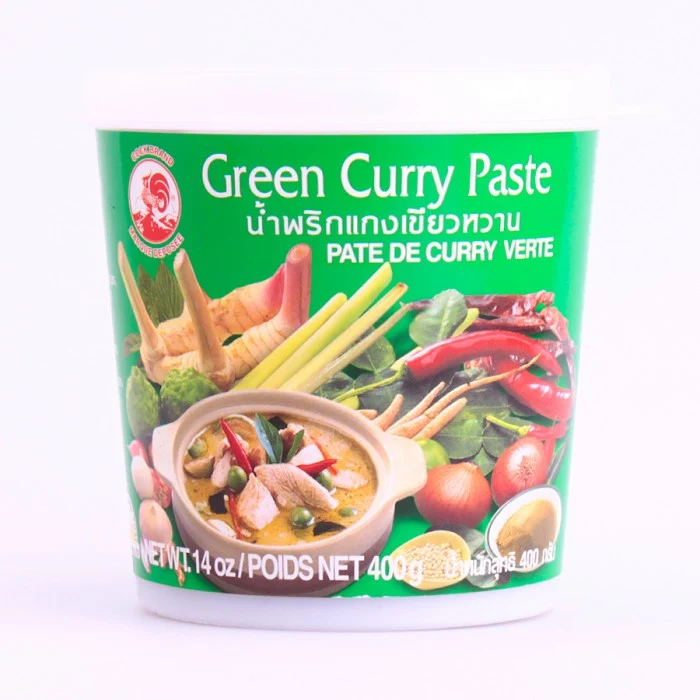 Pâte de Curry Vert Cock - 400g - Saldi Straordinari – Offerte Speciali Disponibili Adesso Supermarché PA / Plaisirs Gastronomiques Pâté 125-150g