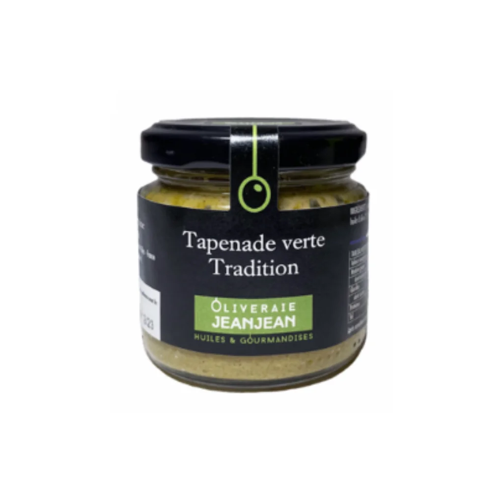 Tapenade verte tradition 85g – Oliveraie Jeanjean - Vins Rouges Harmonieux pour Chaque Occasion - {'count': 2, 'name': 'Laval'}