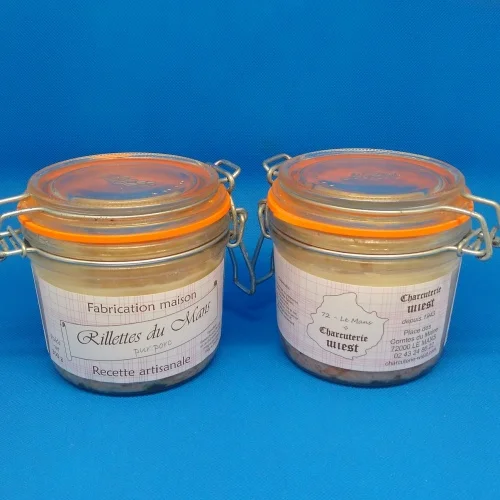 Rillettes pur porc Bocal Vins Rouges Harmonieux Occasion