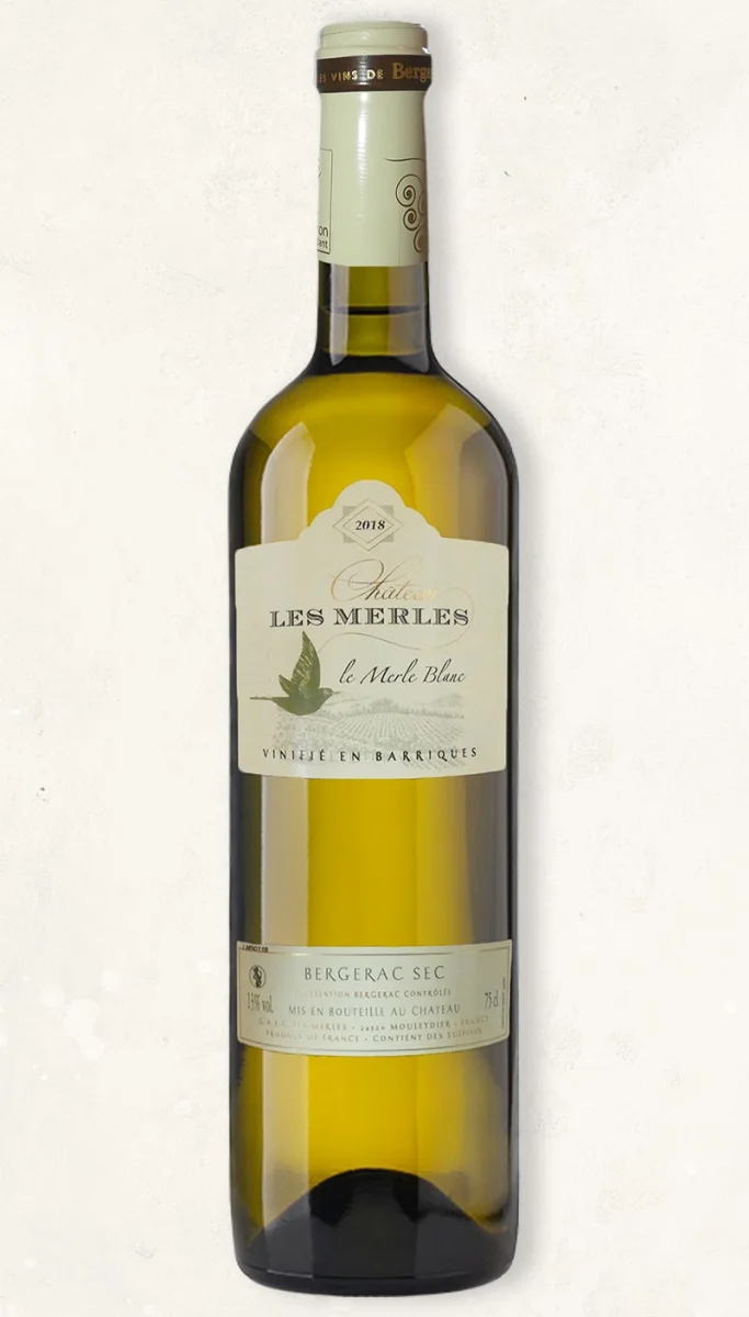 Merle Blanc Blanc Sec Château Merles Vins Rouges Harmonieux Occasion