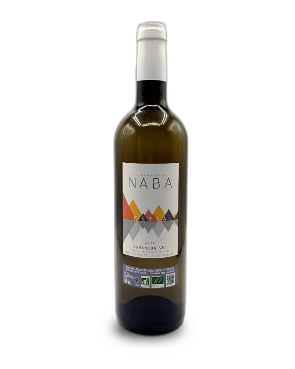 Vin Blanc - Domaine Naba - Jurançon sec - Estia - 2024 - 75cl - Vins Rouges Harmonieux pour Chaque Occasion - Domaine naba