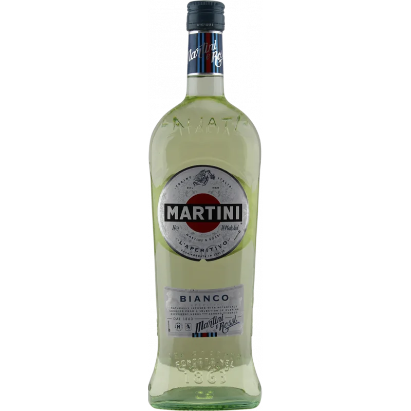 Martini Bianco ~ 100cl ~ 14,4% - Vins Rouges Harmonieux pour Chaque Occasion - grande epicerie pourcent vin occasion