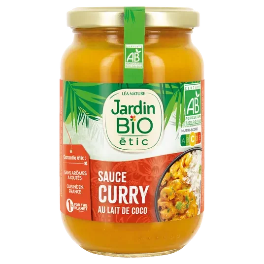 JBE Sauce Curry Lait Coco E-shop mondial Produits durables modernes accessibles
