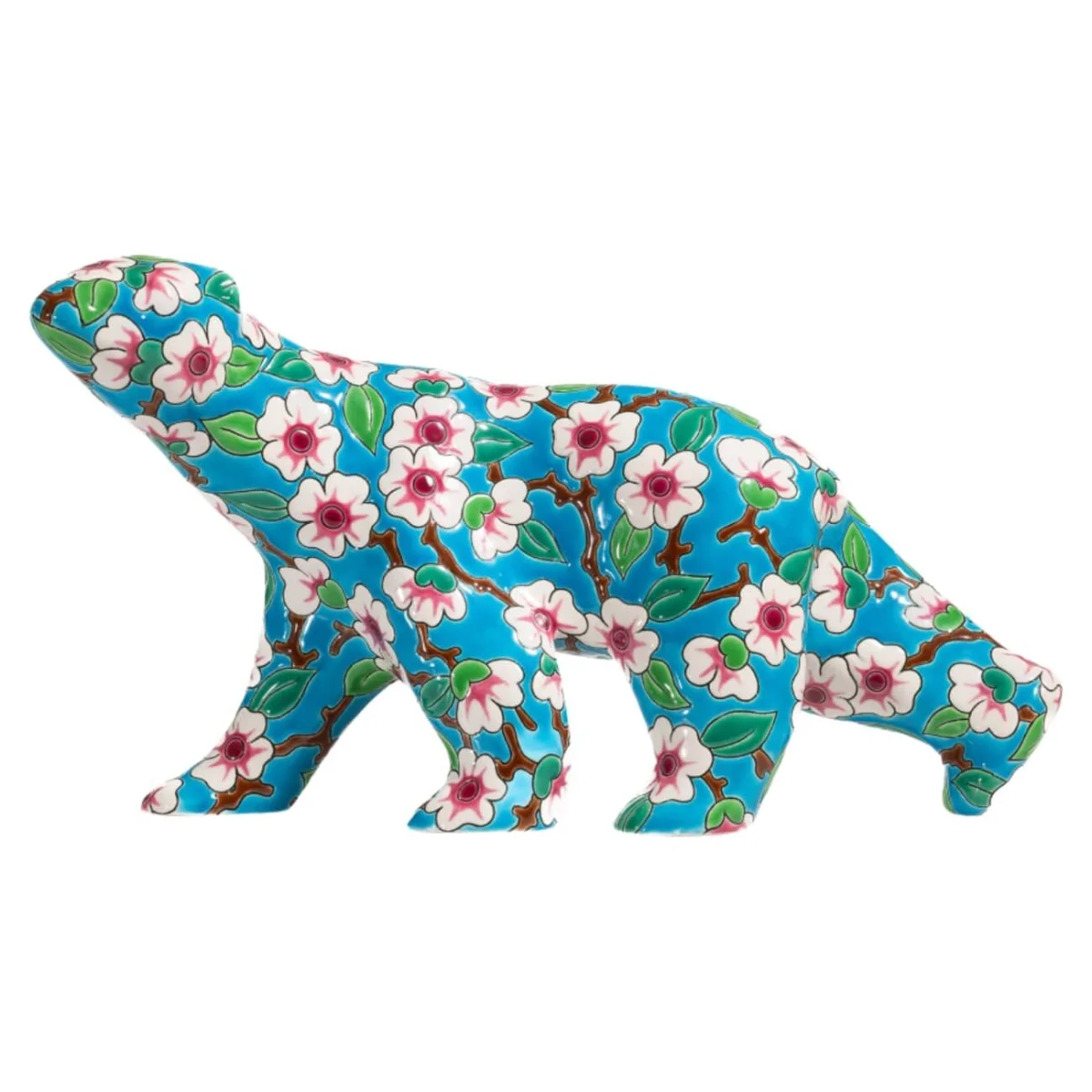 Apple Blossom large bear Émaux de Longwy - Vins Rouges Harmonieux pour Chaque Occasion - Wine