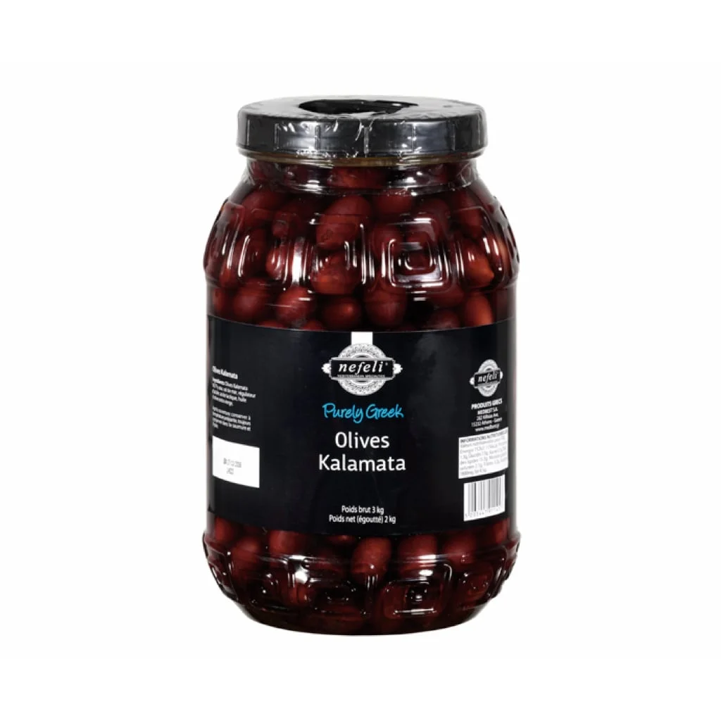 Olives kalamata (141-160) Beauté Nefeli 2kg - Vins Rouges Harmonieux pour Chaque Occasion