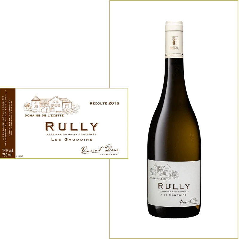 Rully Blanc Les Gaudoirs 2019 - Vins Rouges Harmonieux pour Chaque Occasion Château Gaudrelle – Vouvray « Turonien » 2023 – Les Vins de Vincent