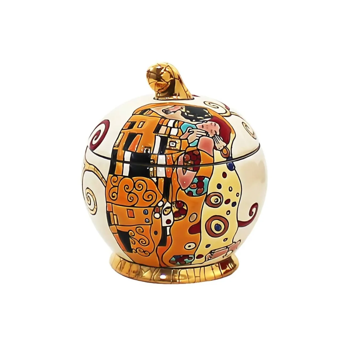 Hommage à Klimt Candy box Émaux de Longwy - Vins Rouges Harmonieux pour Chaque Occasion - champagne hommage box émail vin occasion