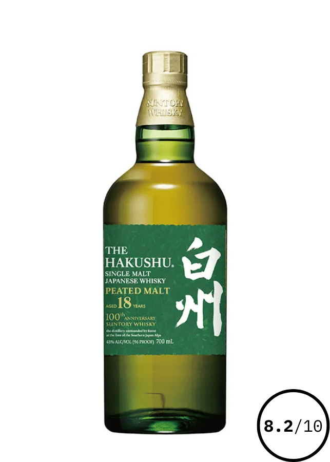 HAKUSHU 18 ans Old Peated Malt 100th Anniversary - Vins Rouges Harmonieux pour Chaque Occasion Whisky Hakushu 18 ans, whisky japonais, distillerie Hakushu, spiritueux  d'exception | Cavissima