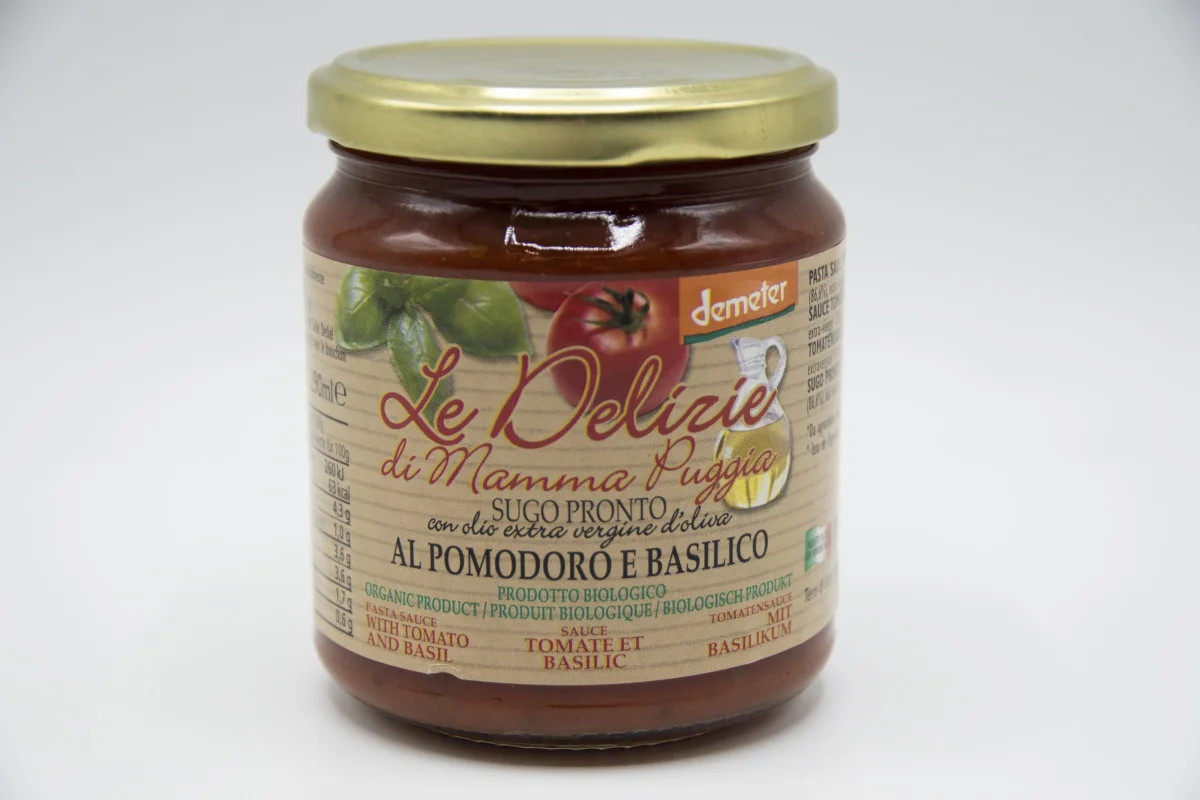 Sauce tomate basilic – bio - Vins Rouges Harmonieux pour Chaque Occasion Sauce tomate au basilic 530 g à acheter en ligne | KoRo