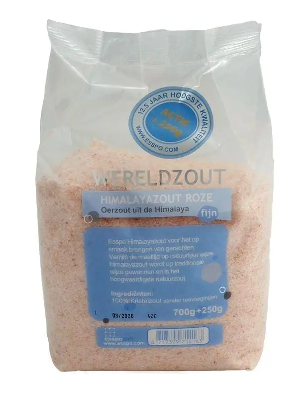 Esspo Himalayazout Roze Fijn Wereldzout 950g - Saldi Straordinari – Offerte Speciali Disponibili Adesso Gramm Restaurant | Brussels