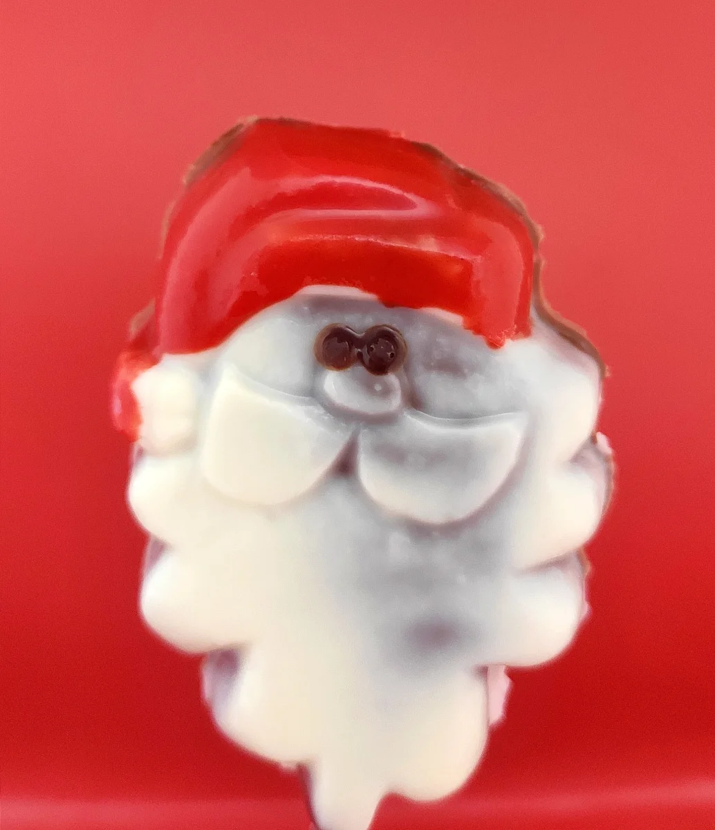 Père Noël en chocolat noir et blanc - Édition Limitée – L’Art de la Table Française en Promotion ! Père Noël en chocolat au lait - 40g
