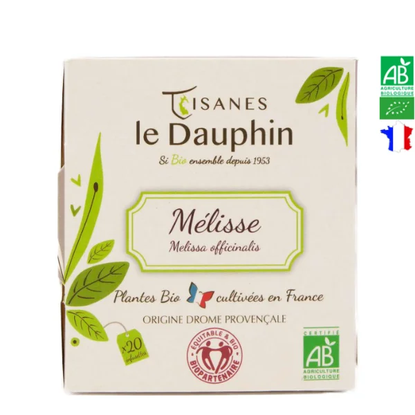 Infusion Hyperbio.com Bio Mélisse 20 Dosettes Tisanes Le Dauphin - Vins Rouges Harmonieux pour Chaque Occasion
