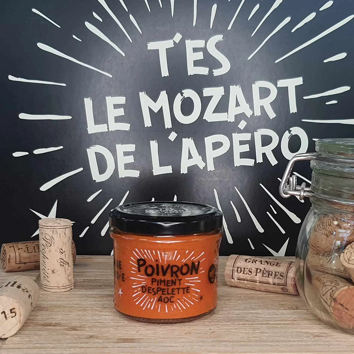 Petit Pot Apéro – Poivron piment d’Espelette – 110g – Maison Bigand - Vins Rouges Harmonieux pour Chaque Occasion - {'count': 1, 'name': 'aigres'}