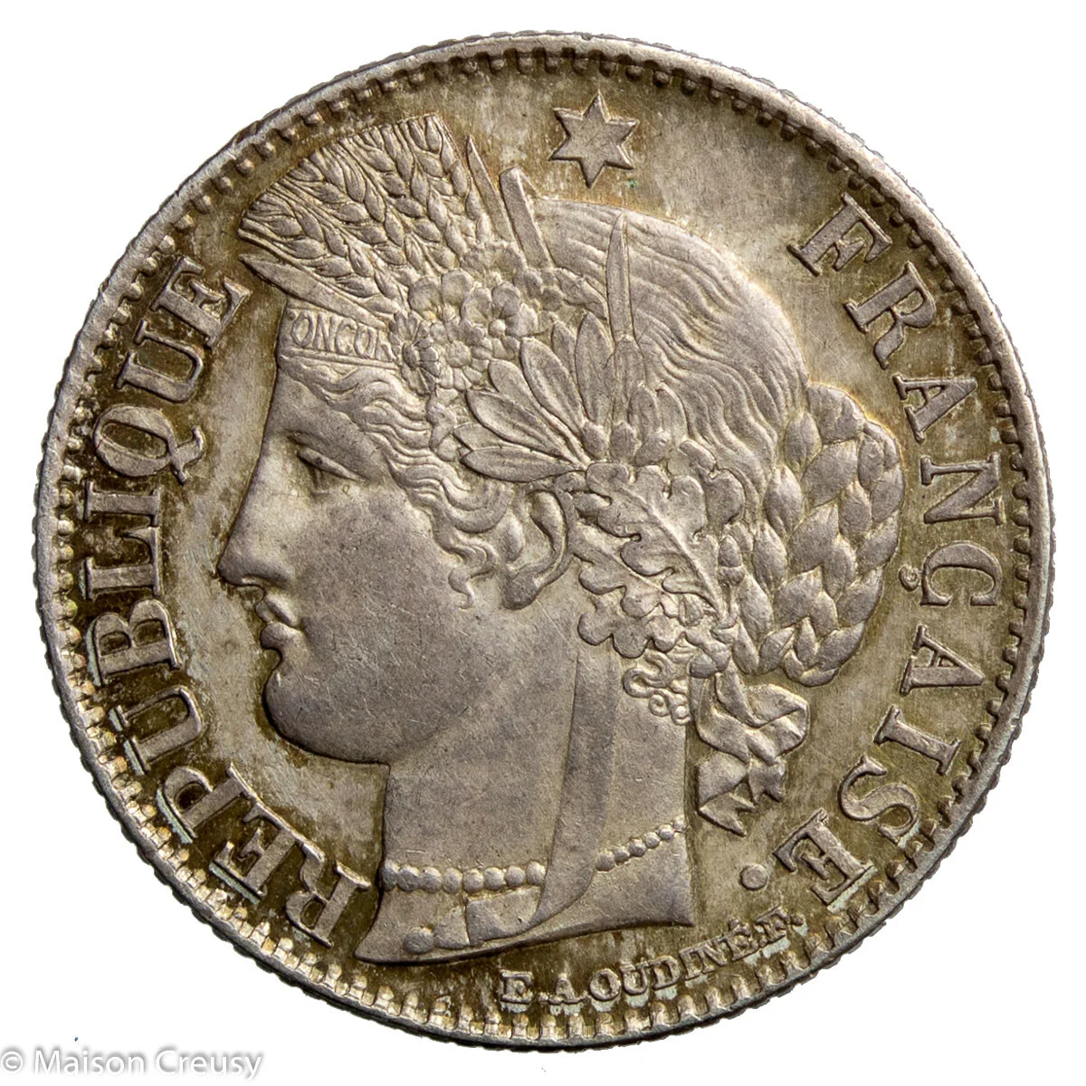II République 50 centimes Originels 1850 Paris - Vins Rouges Harmonieux pour Chaque Occasion