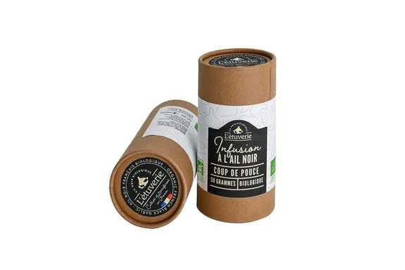 Infusion à l’ail noir bio « coup de pouce » 50g - frais Éclairage de qualité avec frais de port offerts
