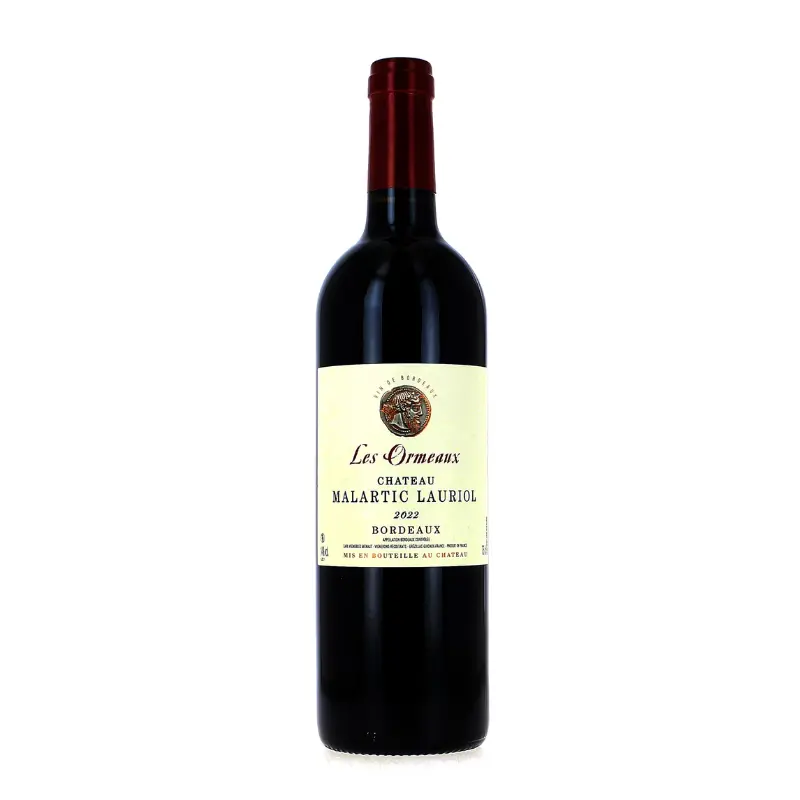 Château Malartic Lauriol Les Ormeaux Bordeaux 2022 - Vins Rouges Harmonieux pour Chaque Occasion - Ormeau lalande de pomerol