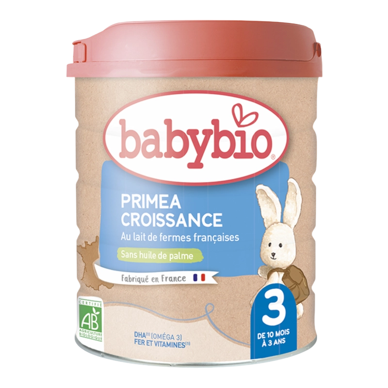 Babybio Primea 3 (12mois -3 ans) 800g - ​Boulangerie-Pâtisserie | Pain au Levain & Viennoiseries​ - {'count': 1, 'name': 'SCRAP'}