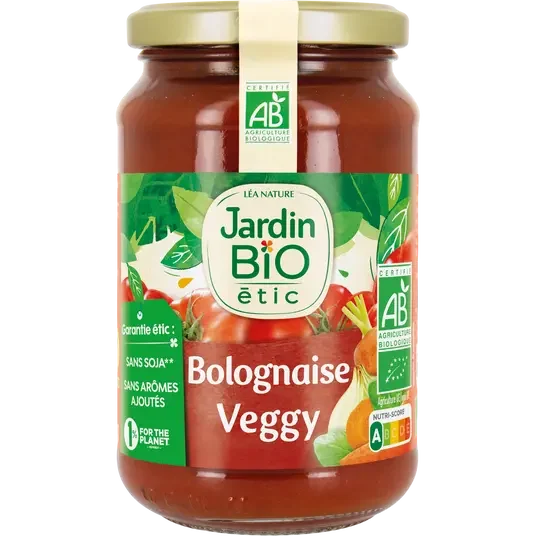JBE Sauce Bolognaise Veggy E-shop mondial Produits durables modernes accessibles