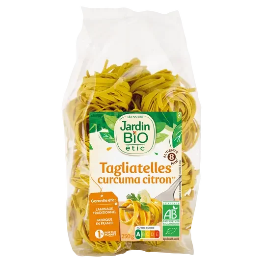 JB Mushroom TAGLIATELLES CURCUMA CITRON - E-shop mondial – Produits durables, modernes et accessibles partout