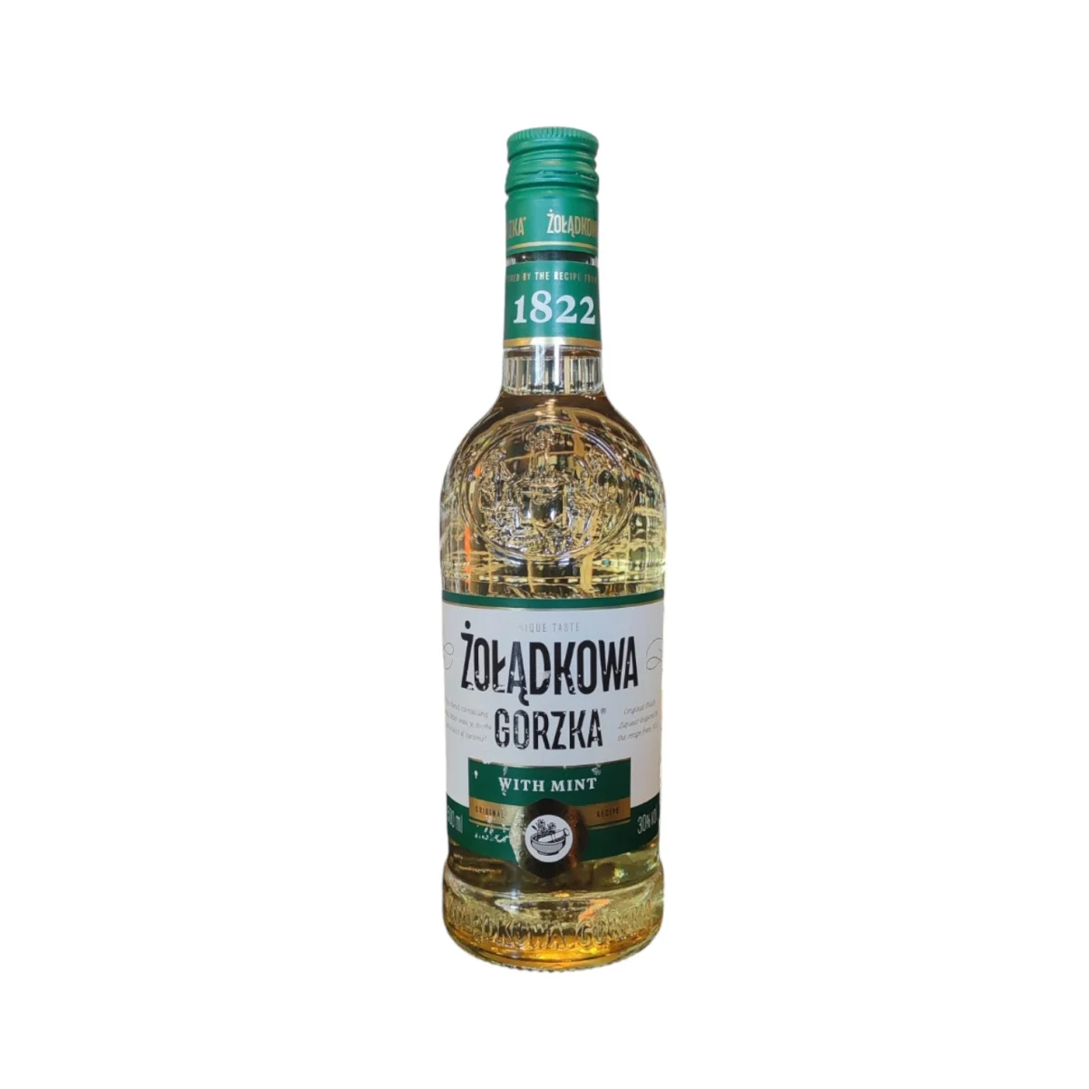 VODKA ZOTADKOWA GORZKA WITH MINT 50 CL 30° - Vins Rouges Harmonieux pour Chaque Occasion - quai sud vodka mint cl degré vin occasion