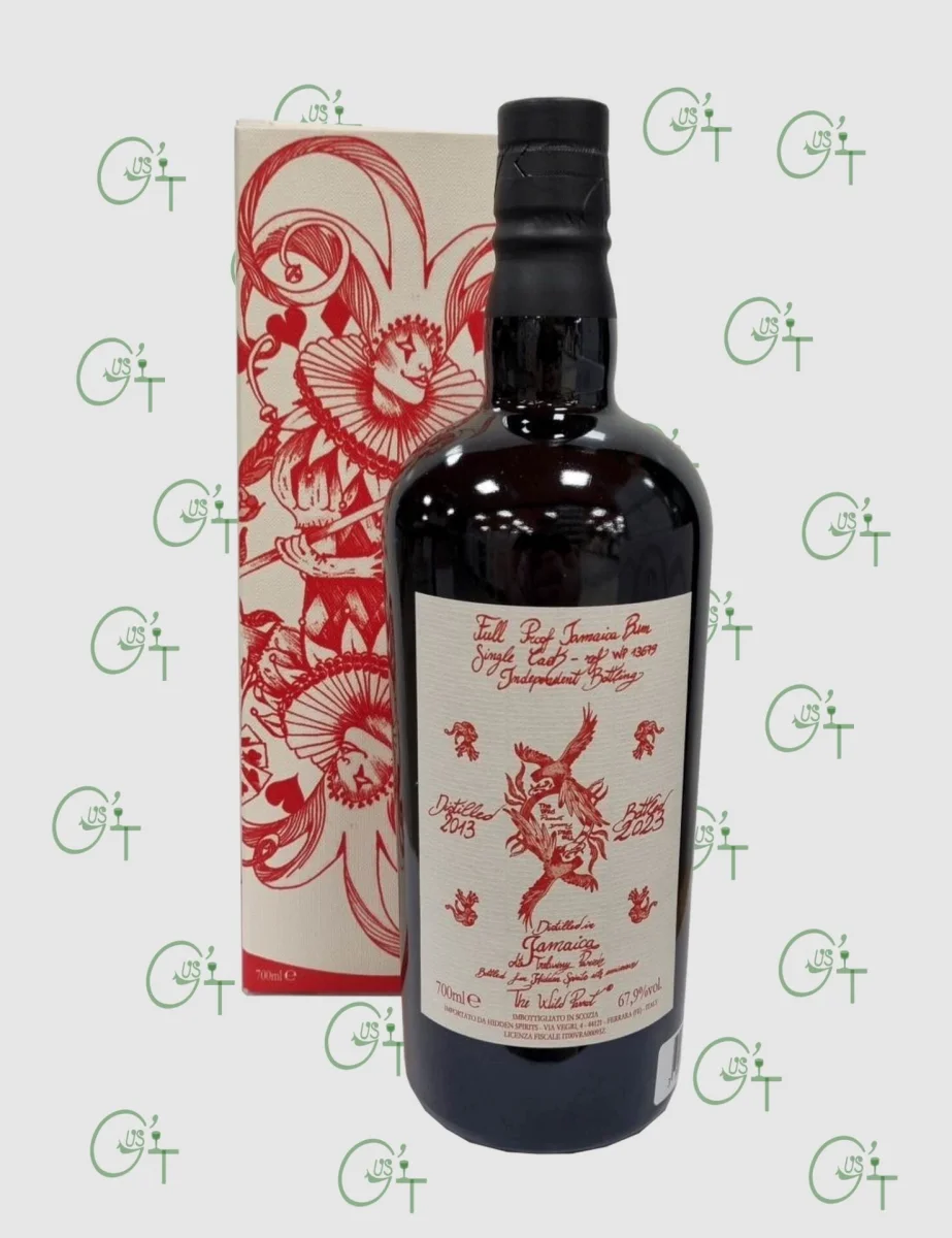 Rhum Jamaica Hampden Maison 2013-2023 Blackjack Serie, Wild Parrot - Vins Rouges Harmonieux pour Chaque Occasion