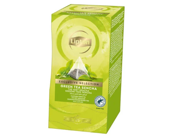 Lipton Tea Exclusive Selection cave Sencha (6×25 stuks) - Vins Rouges Harmonieux pour Chaque Occasion