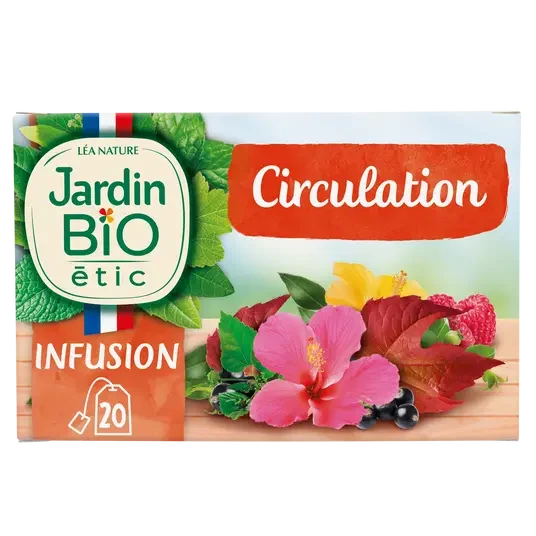 JB infusion circulation bio 30 g - E-shop mondial NUTRISANTE – Produits durables, modernes et accessibles partout
