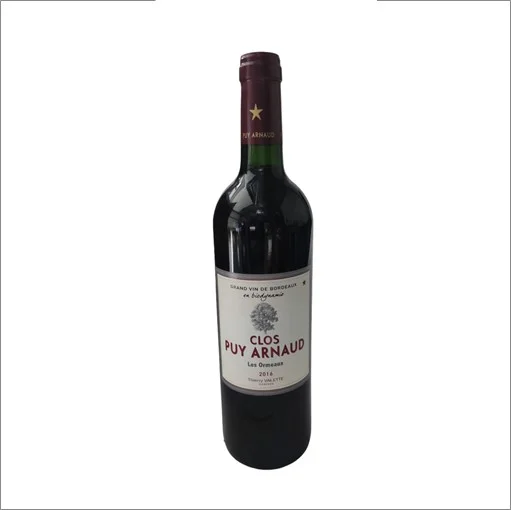 CLOS PUY ARNAUD LES ORMEAUX COTE DE BORDEAUX 2016 75 CL 13,5° - Vins Rouges Harmonieux pour USA Chaque Occasion