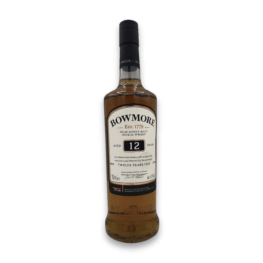WHISKY BOWMORE 12 ANS - Vins Rouges Harmonieux pour Chaque Occasion - Islay