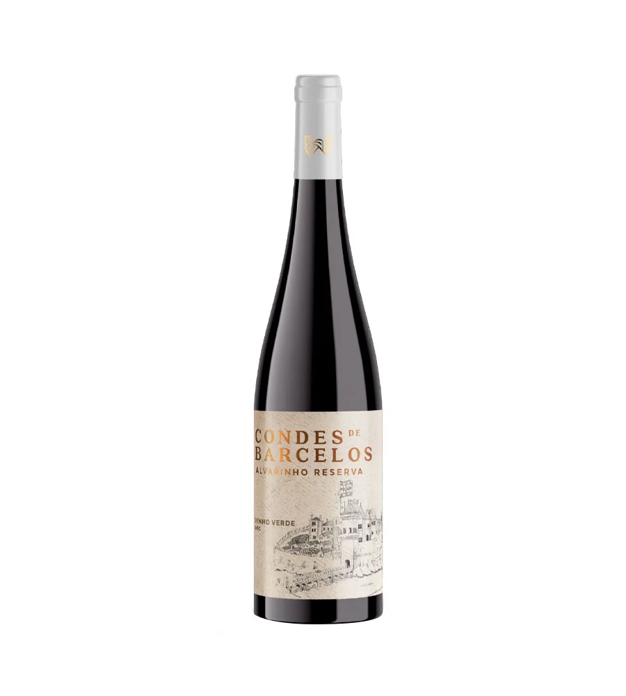 Vin Blanc Condes de Barcelos Alvarinho Réserve 2024, 75cl Vinhos Verdes - Vins Rouges Harmonieux pour Chaque Occasion - Vin blanc
