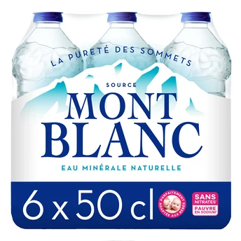 Eau minérale Mont blanc 50cl x 6 - Saldi Straordinari – Offerte Speciali Bouteille Disponibili Adesso
