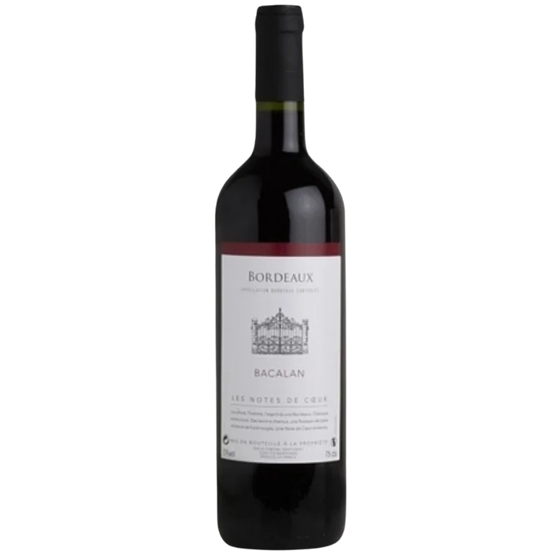 AOP BORDEAUX ROUGE – BACALAN “NOTES DE CŒUR” - Vins Rouges Harmonieux pour Chaque Occasion - Voiture nissan