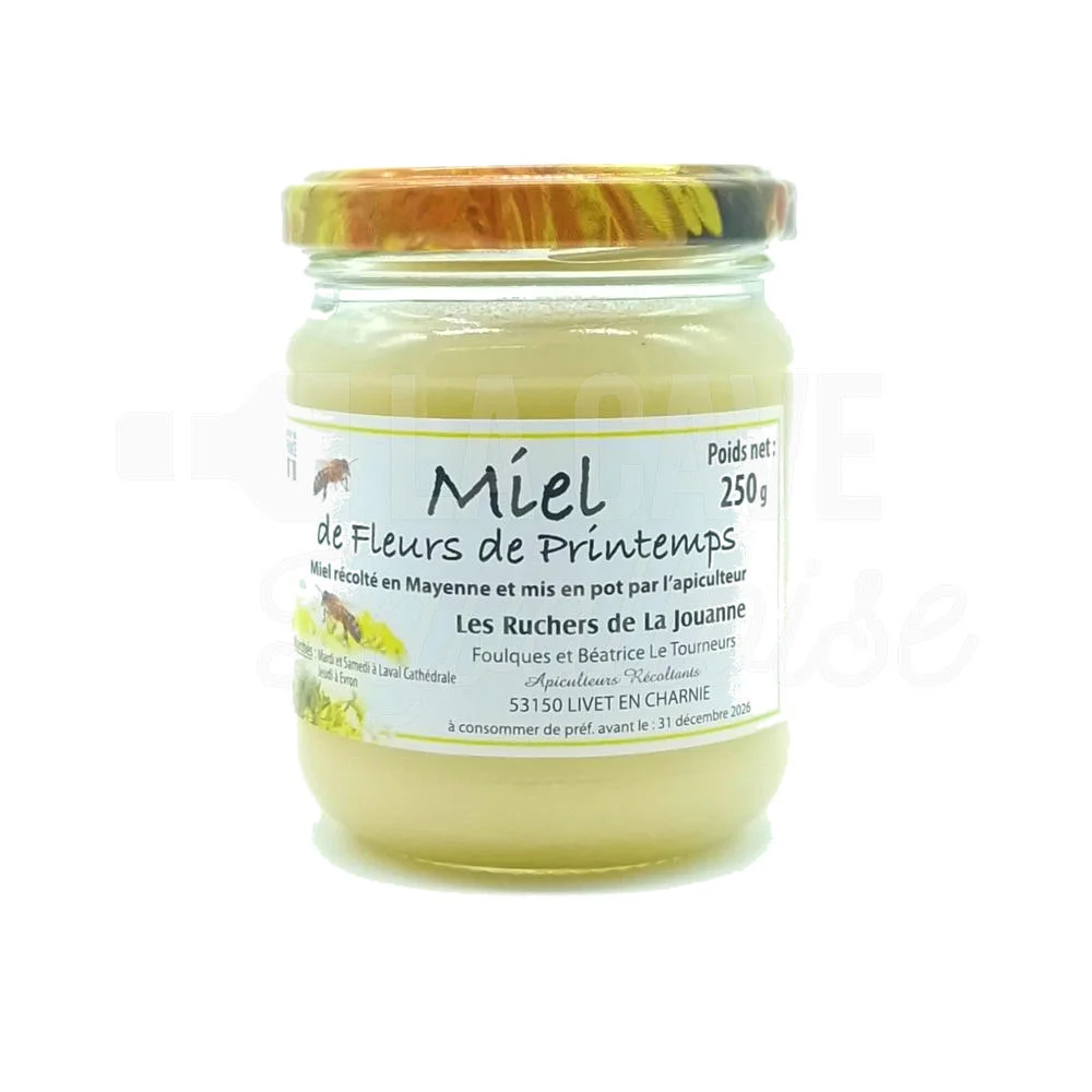 Miel de Fleurs de Printemps – Les Ruchers de la Jouanne – Livet en Charnie (53) – 250gr - Vins Rouges Harmonieux pour Chaque Occasion Acacia