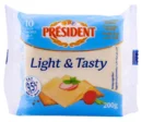 Fromage Hamburger Light en Tranchettes Président 200 g - ​Boulangerie-Pâtisserie | Pain au Levain & Viennoiseries​ Président professionnel - Pâte à croissant et pain au chocolat | Président  Professionnel