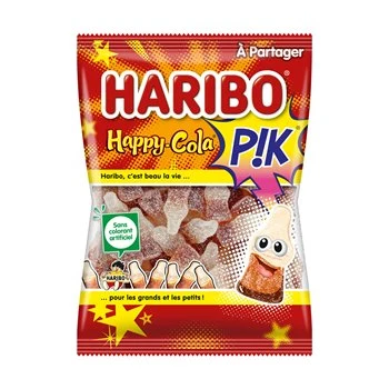 Happy Cola Pik Haribo Sachet bonbons acidulés - 200g - Saldi Straordinari – Offerte Speciali Disponibili Adesso Sachet Haribo 100 gr Pixel Pik en gros conditionnement sur Bonbonrama