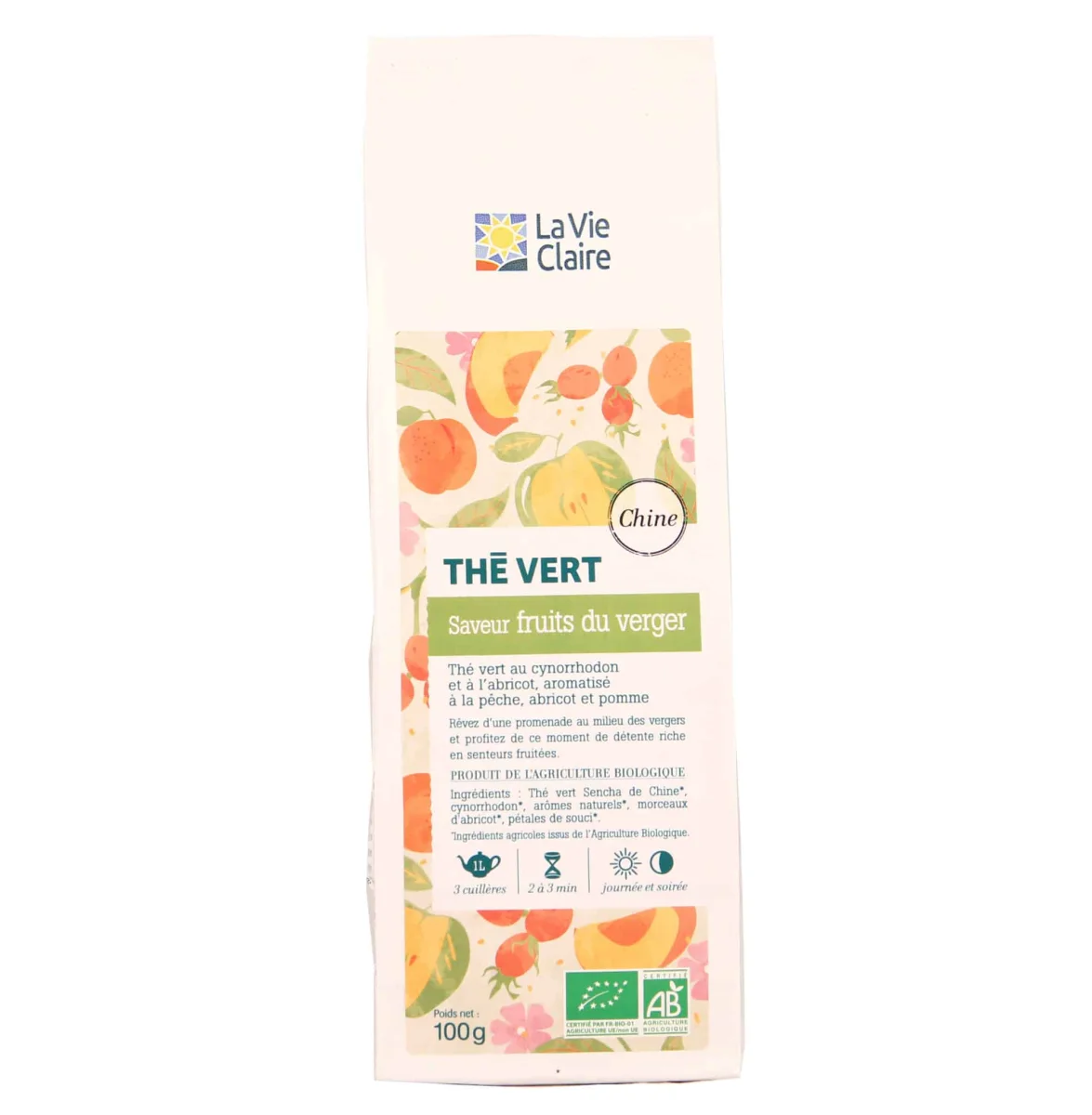 Thé vert saveur fruits du verger bio - Vins Rouges Harmonieux pour Chaque Occasion Les Vergers du Pays d'Othe à Bercenay-en-Othe - Aube Champagne