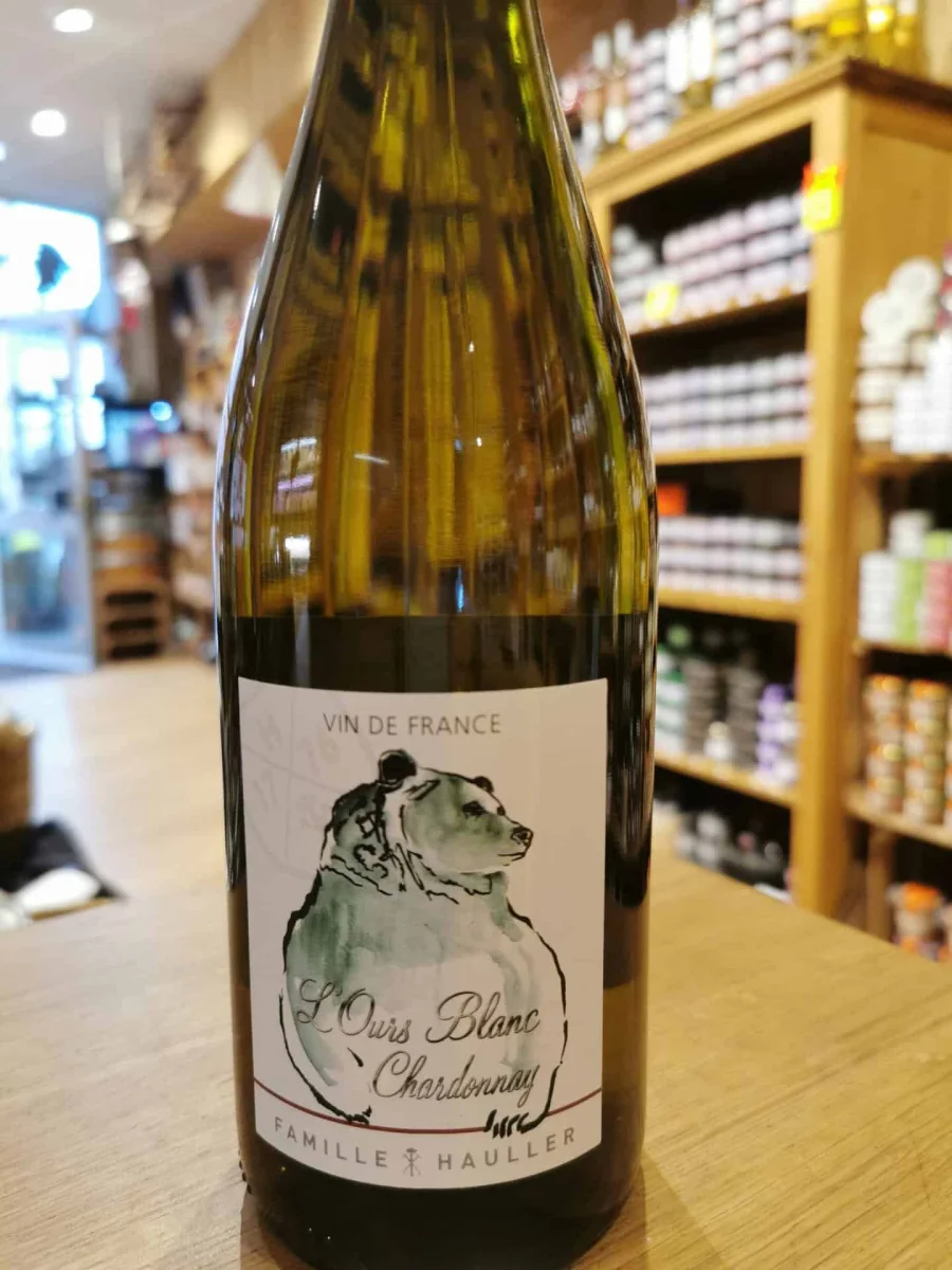 L’Ours Blanc Chardonnay Alsace Famille Hauller - Vins Rouges Harmonieux pour Chaque Occasion Bouteille de vin blanc Chardonnay Pays d'Oc – 75 cl - Vins & Gastronomie