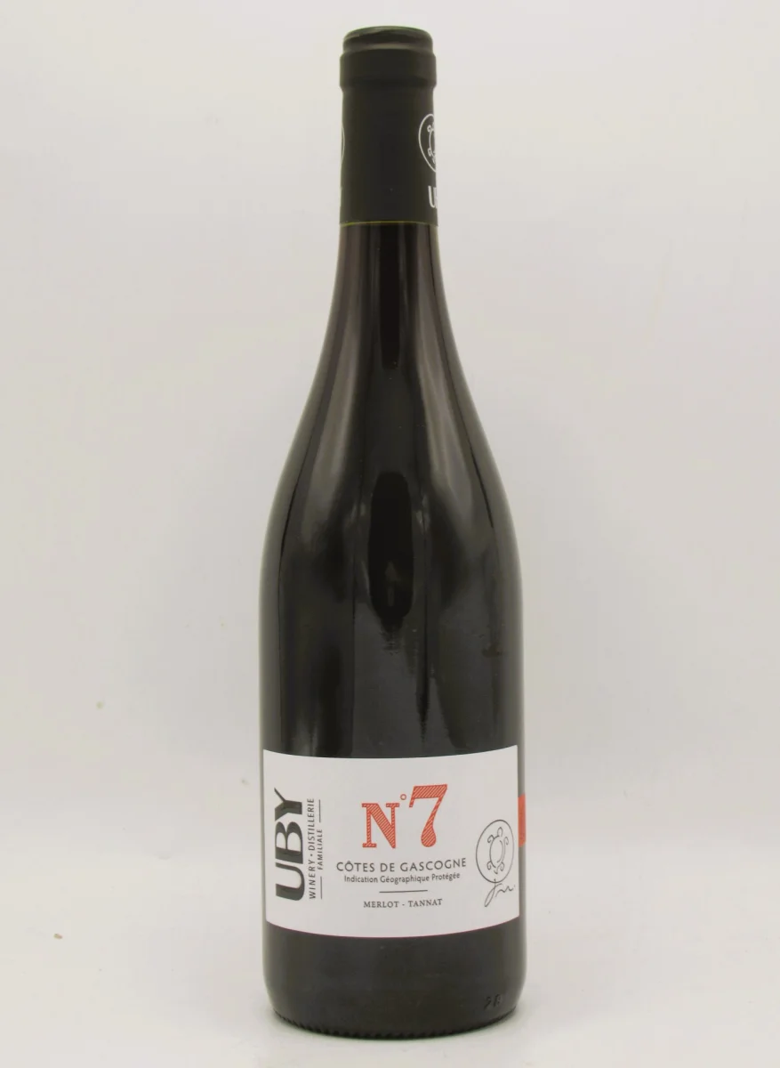 IGP Cotes de Gascogne rouge Zan Domaine Uby N°7 2024 - Vins Rouges Harmonieux pour Chaque Occasion