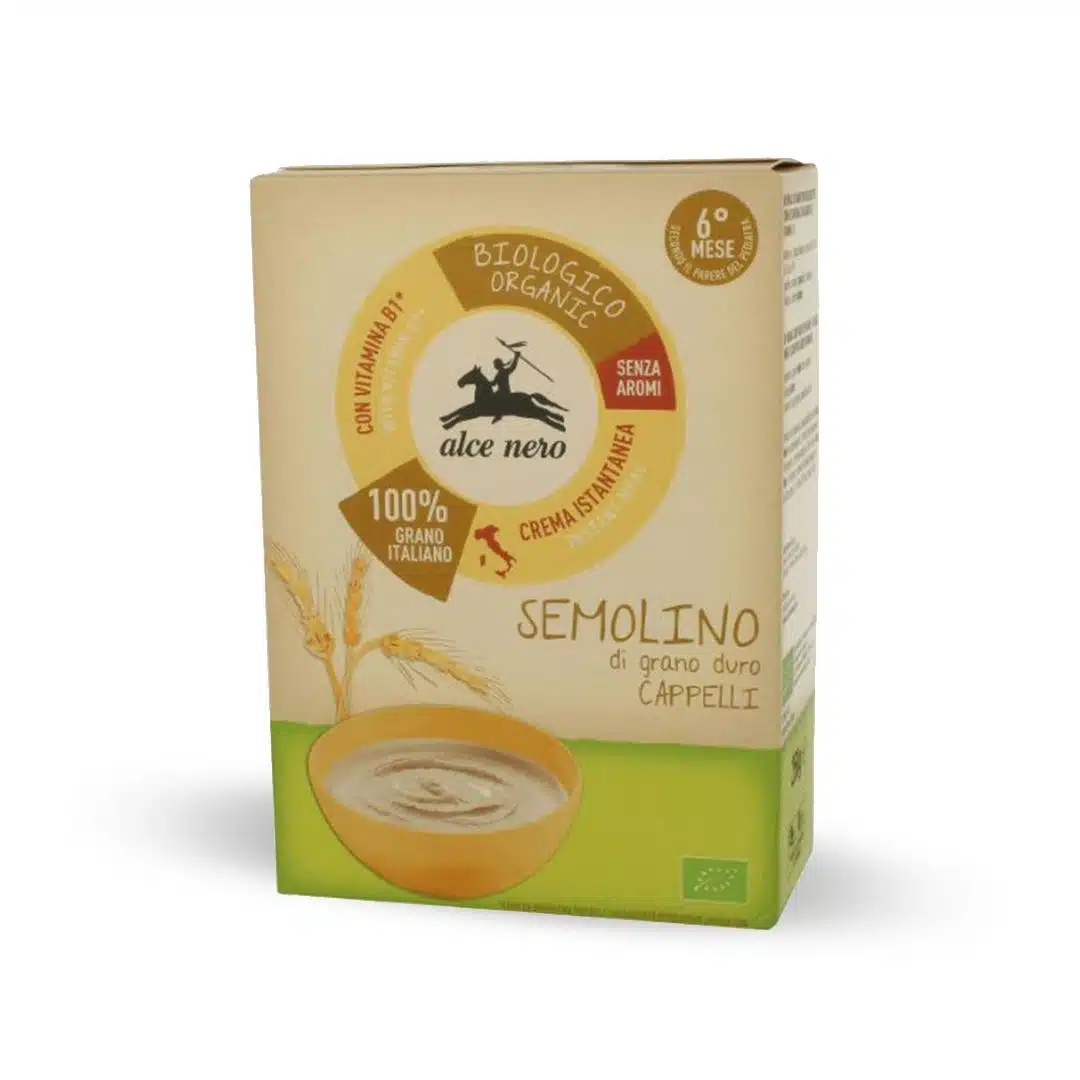 Semoule de blé avec vitamine B1 – 250g – Alce Nero - ​Boulangerie-Pâtisserie | Pain au Levain & Viennoiseries​ Semoule de blé parfaite pour les pains à le semoule et autres préparations