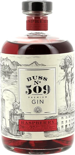 BUSS N°509 « RASPBERRY » PREMIUM GIN 37.5° - Édition Limitée – L’Art de la Table Française en Promotion ! - {'count': 1, 'name': 'Plan'}